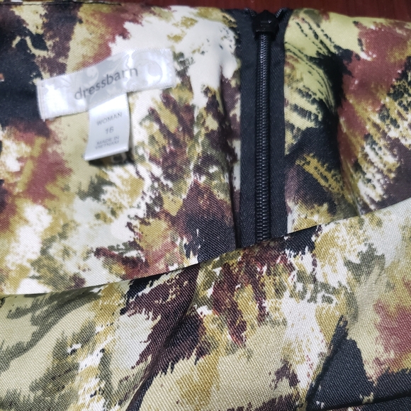 Dress Barn Woman Belted Sleeveless Dress 16 - Picture 6 of 7